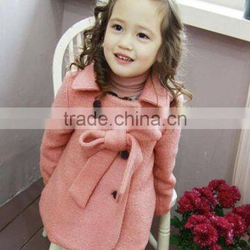 wholessale high quality Korea and japan style baby winter cashmere coat Wool kids clothes