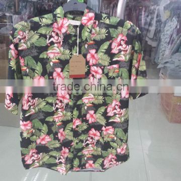 MENS PRINTED HAWAIIAN SHIRT V2291 16