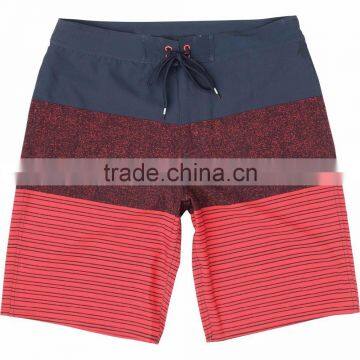 Sinner Stripe Boardshort Summer Quick-Drying Comfort Fly Zipper Beach Pants 90% Polyester 10% Elastane Customize Babric photo-2