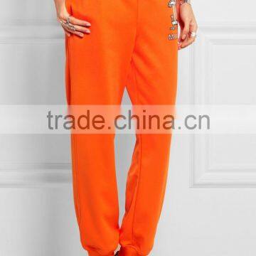 Girls Latest Fashion Printed Jersey Track Pants With Color Logo Printing photo-2
