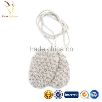 Knitted Baby Cashmere Gloves Mittens Wholesale Kids Gloves photo-2