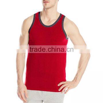 Designer Casual Blank Tops Wholesale Mens Bodybuilding Stringer 95% Cotton 5% Spandex Tank Top photo-6