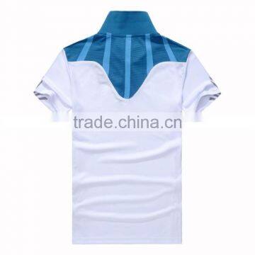 New Design Mens Color Combination Polo Shirt 100% Cotton Wholesale China photo-4
