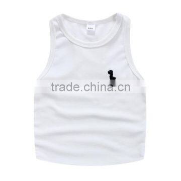Wholesale Summer Sleeveless Cotton Boys Casual Children Tops photo-5