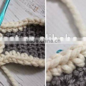 Crochet Aviator Hat Pattern Hand Knitting Beanie Hat photo-3