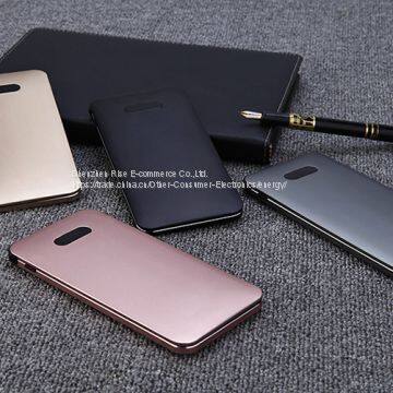 New arrival patent design ultra thin aluminium alloy power bank 10000mah