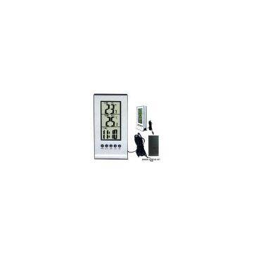 Sell LCD Clock with Indoor-Outdoor Temperature Display