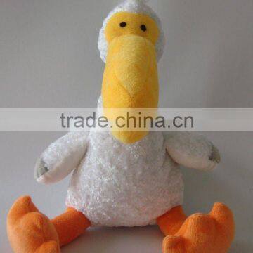 plush bird cushion