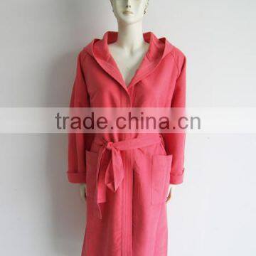 2016 New Design Poly Micro Fiber Bathrobe for Hotel