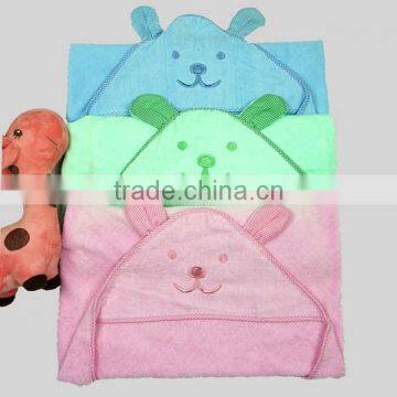 china wholesale cheap cotton terry animal hooded towel