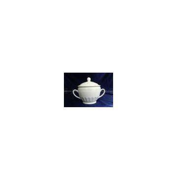 porcelain Pepper shaker, Ceramic Salt shaker, porcelain plate, West cutlery, Ceramic bowl,