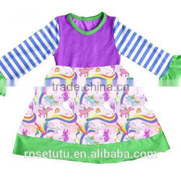 Printed With a Beautiful Pattern With the Girl's Dream of the Same Beautiful and Generous Cotton Princess Christmas Dress photo-6
