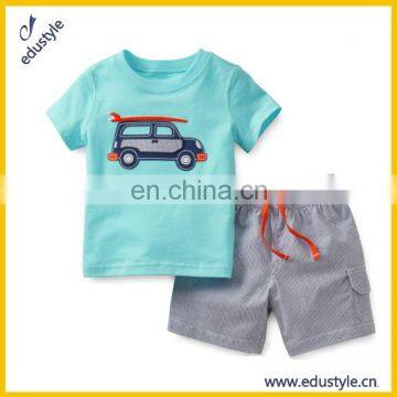 Wholesale Personalized Cotton Baby Boy Summer Outfits