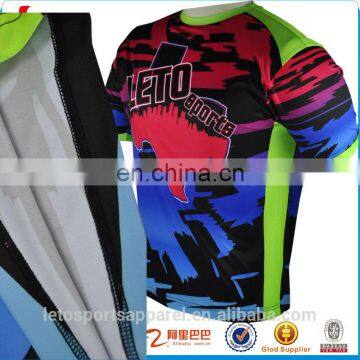 custom cut and sew sleeve rash guard Custom high quality rash guard mma compression shirts