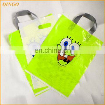 Factory offer LDPE Plastic Die Cut Handle Bag For Clothes