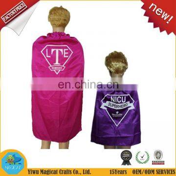 Customized single layer superhero cape wholesale cape for kids and adults