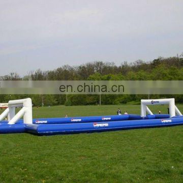 2013 giant inflatable soap soccer field with printing