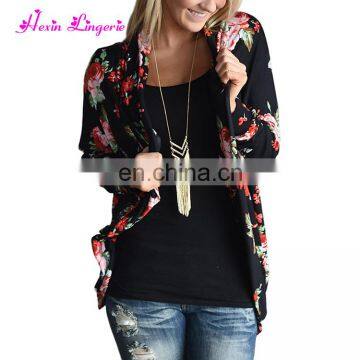 Big Stock Casual Coverup Coat Wholesale Ladies Kimono Ladies Cardigan photo-4
