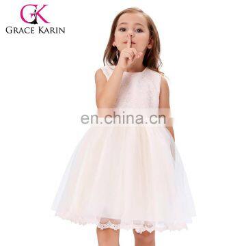 Grace Karin Sleeveless Tulle Netting Lace Flower Girl Princess Bridesmaid Wedding Pageant Party Dress 2~12 Years CL010420-1