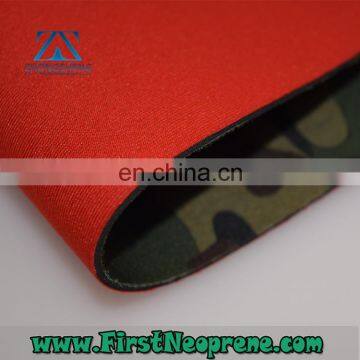 Factory Outlet Red Style 2mm Thickness Neoprene Fabric Meter