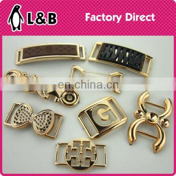 Fashion lady shoe decorative small plastic buckles for women shoe