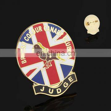 Customized popular club badge lapel pin