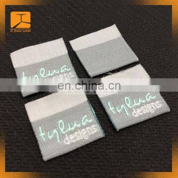 Personalized Design Small Size Round Corner Charm Woven Label for Umbrella photo-4