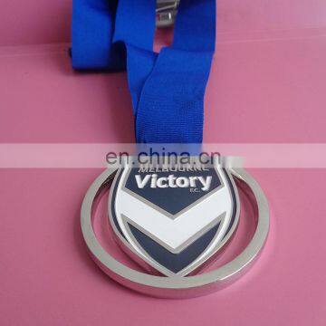 silver metal medal Melbourne Victory game customized medal