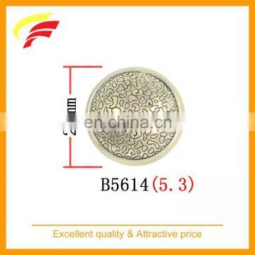 40L 25mm round zinc alloy , zamak , metal hand sewing suit button with enamel