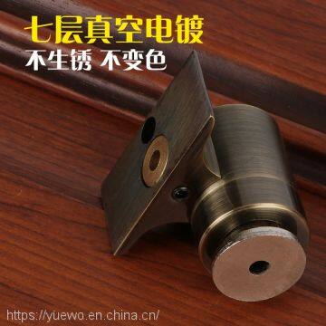 Invisible Door Absorb All Copper Floor Absorb Anti-collision Door Absorber Pure Copper Brass Gold Ground Knock Door Baffle Door Touch Anti-collision Built-in Buffer photo-5