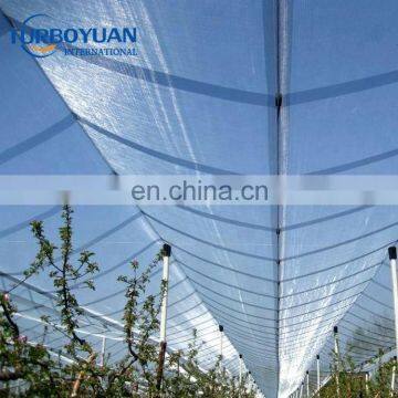 white plastic hail cover protection net mesh plastic netting for flowers