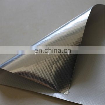 aluminum foil coated pe tarpaulin,insulation laminated foil tarpaulin,woven fabric roofing sheet foil tarpaulin