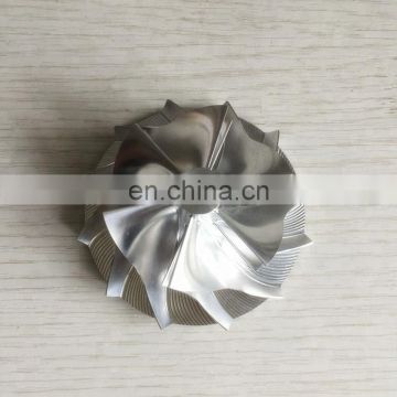 GT2871 452546-0003B 51.17/70.98mm 6+6 blades performance design milling/aluminum 2618/billet compressor wheel