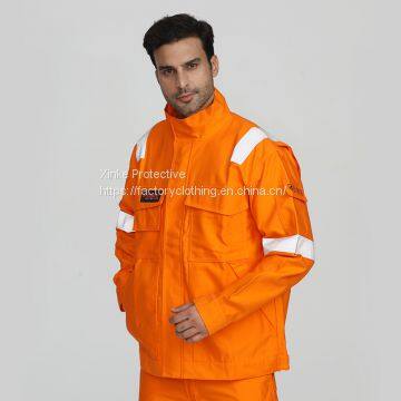 Supply Offshore Anti-Flame Reflective Safety Work Jacket photo-2