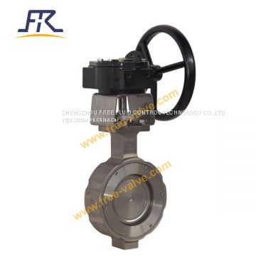 Pneumatic High performance Wafer type Double Eccentric Butterfly Valve