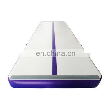Inflatable Gym Air Track Purple Gymnastics Tumbling Mat With Free Air Pump photo-2
