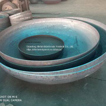 Hydraulic pressed ellipsoidal dished ends tank cover tank heads for boiler