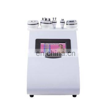 Hot sale Portable ABS material wight loss 5 in 1 vacuum RF cavitation Vacuum machine for Body shape body slimming beauty salon