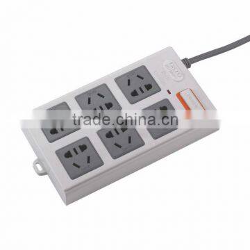 2015 new born 6-outlet extension socket made in china