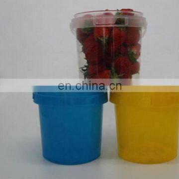 2L/2.5L/4L White PP Small Plastic Pails With Lid, Plastic Bucket With Handle, Plastic Container Wholesale for Liquids photo-5