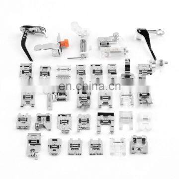 Sewing Presser Foot 32pcs Pressure Feet Kit Include Rolled Hem Foot and Metal Darning/Free Motion Presser Foot for Low Shank photo-2