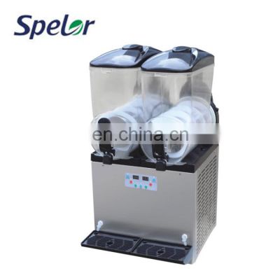 New Arrival Mobile 2 Tank Other Snack Machines 25 Liter Slush Machine Frozen Drink Machine