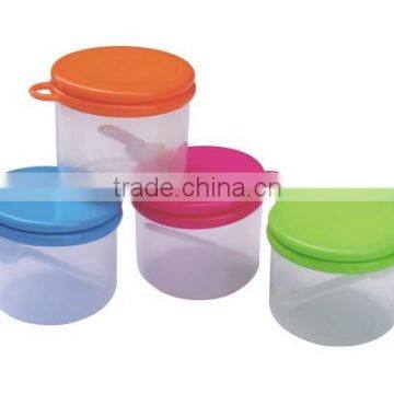 Plastic Canister Set With Spoon