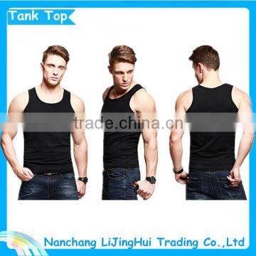 Men singlet: Wholesale blank gym mens stringer singlet/running singlet for men/men cotton singlet