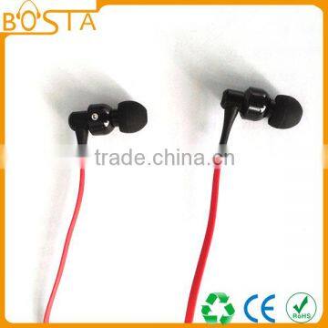Flat Cable High End Premium Quality Custom OEM Design Wired Earphones With Gold Plug photo-3