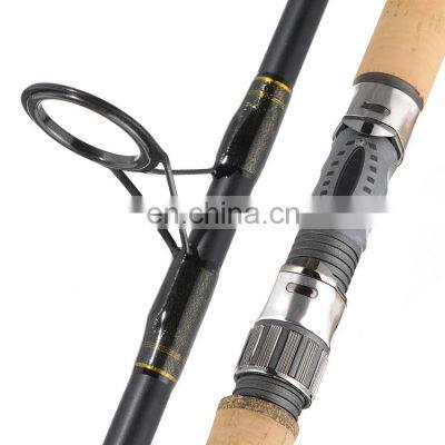 Pure Carbon 1.8m 2.4m 3.3m 3.6m 2 parts Bass Rod Carbon Lure Spinning Fishing Rod