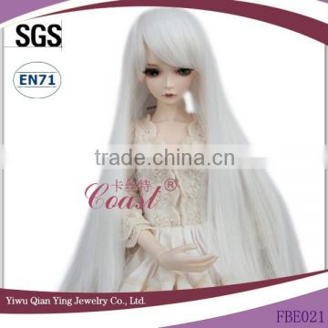 wholesale long white straight synthetic paypal baby doll hair wigs