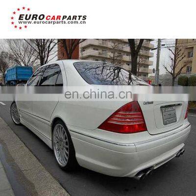 FRP Body Kit for S-Class W220 Carlsson Style With Front Bumper Side Skirts Rear Bumper Fit for 2003~2006y photo-3