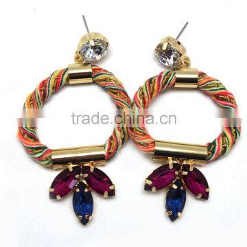 Latest Design Popular Fashion African Beads Jewelry Set Handmade Indian Jewelry Necklace and Earring Bracelet Set photo-5