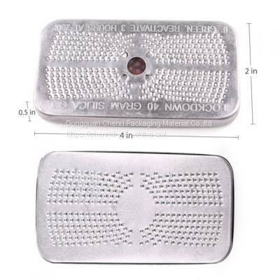 Silica Gel Dehumidifier 40g Reusable Desiccant Indicating Orange Silica Gel Canister photo-4